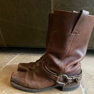 Frye harness boots